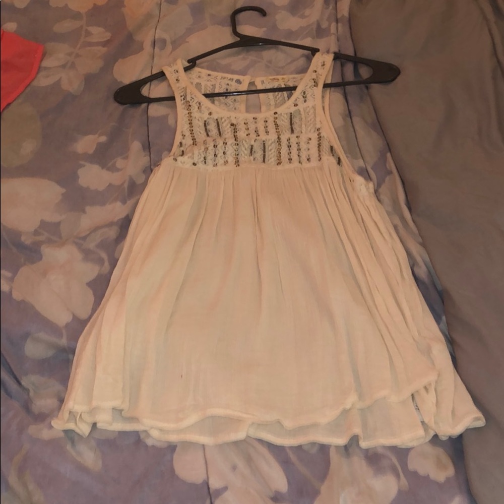 hollister beaded tank